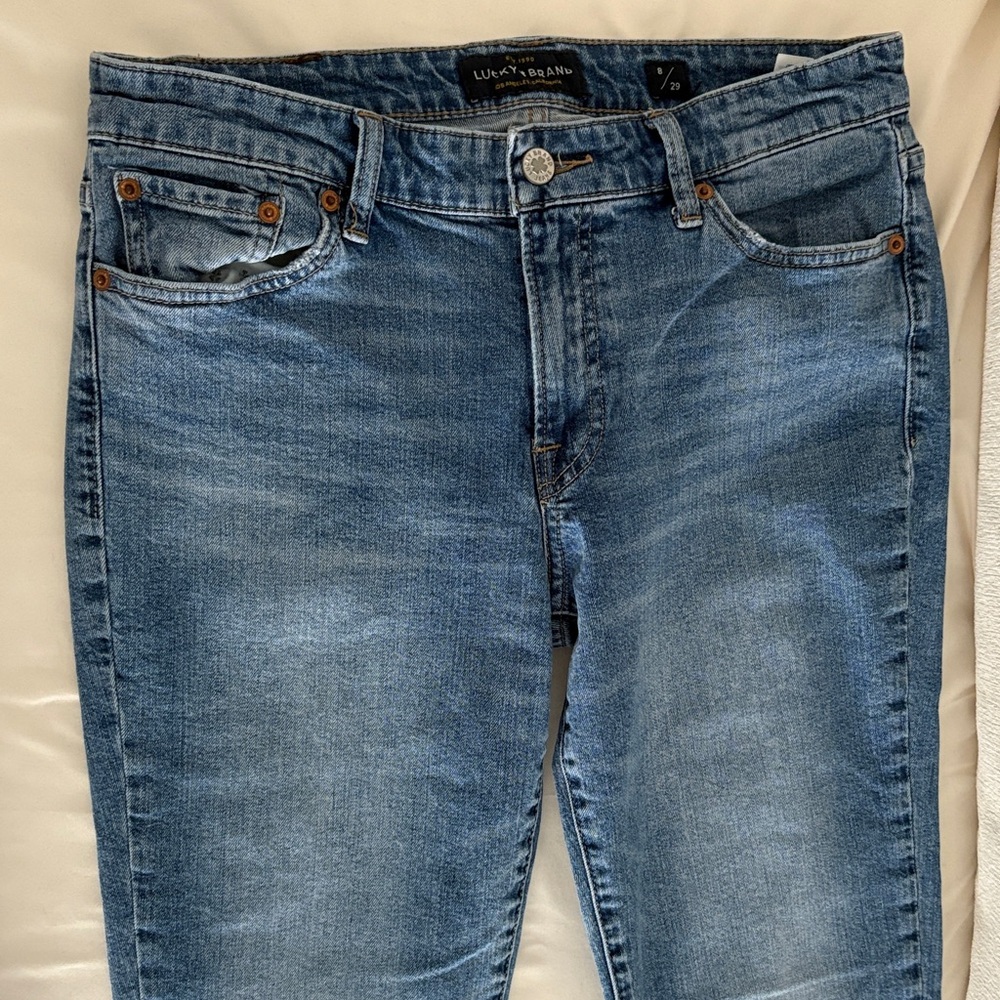 Lucky Brand Blue Women Jeans sweet crop